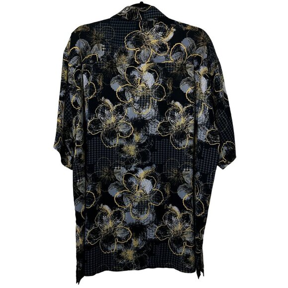 2/$30 Caribbean Blues Mens Hawaiian Button Down Shirt Size XL Blue Beach Surfer - Picture 3 of 11